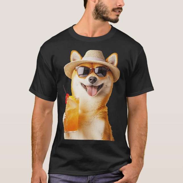 Shiba Inu     T Shirt (Framsida)