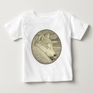 Shiba Inu T-shirt Art Baby Hund älskare Shirts Gif