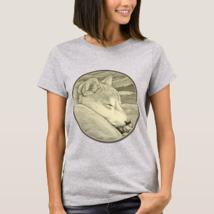 Shiba Inu T-shirt Organic Dam Shirt Hund tröja