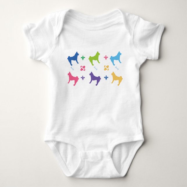 Shiba Inu T-tröja Tee Shirt (Framsida)