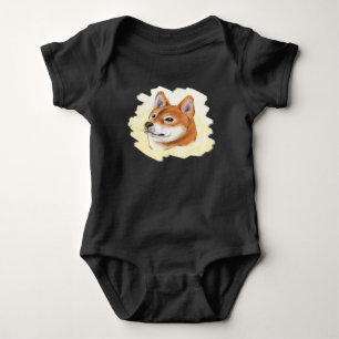 Shiba Inu teckning T-shirt