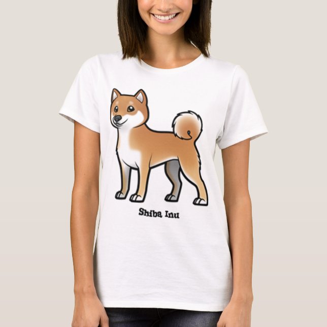 shiba inu tee (Framsida)