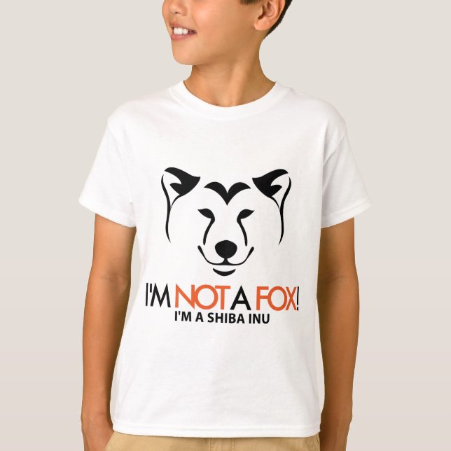 Shiba Inu Tee Shirt (Framsida)