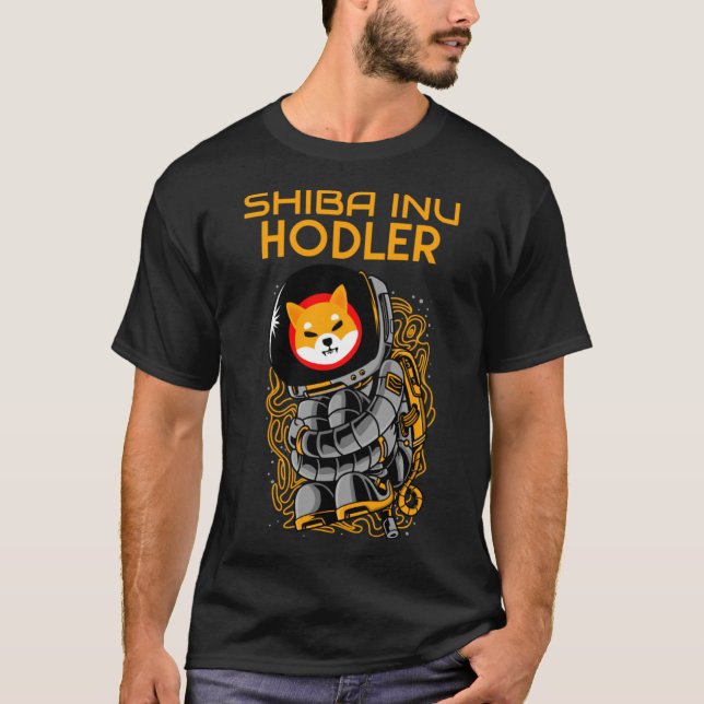 Shiba Inu-token Crypto Coin Cryptocurrency T Shirt (Framsida)