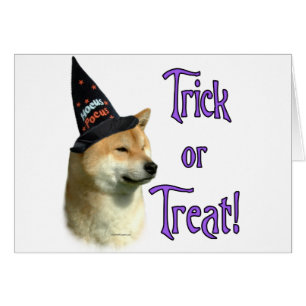 Shiba Inu Trick Hälsningskort