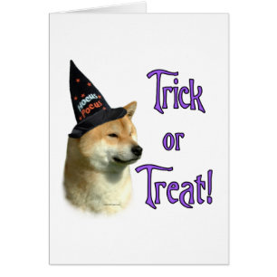 Shiba Inu Trick Hälsningskort