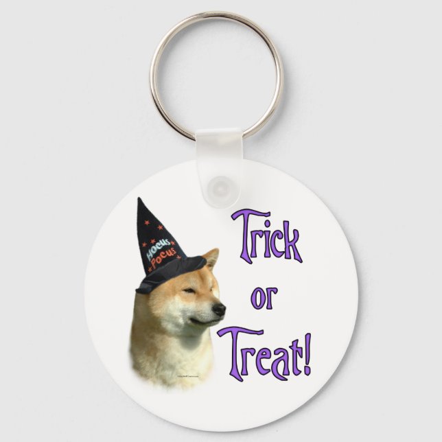 Shiba Inu Trick Nyckelring (Framsida)