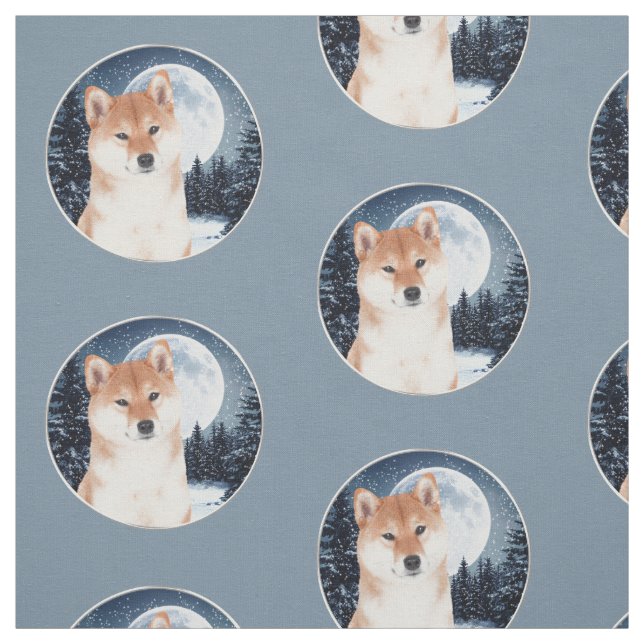 Shiba Inu tyg (Provkarta)