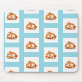 shiba inu-valpar på nedre mönster-musmattan musmatta