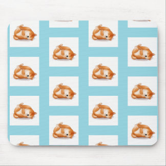 shiba inu-valpar på nedre mönster-musmattan musmatta