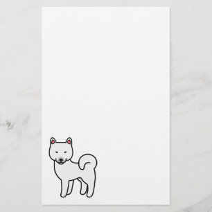 Shiba Inu Vit Brevpapper