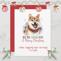 Shiba Inu Whimsical Christmas |