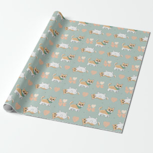 Shiba Inu Wrapping Papper Presentpapper