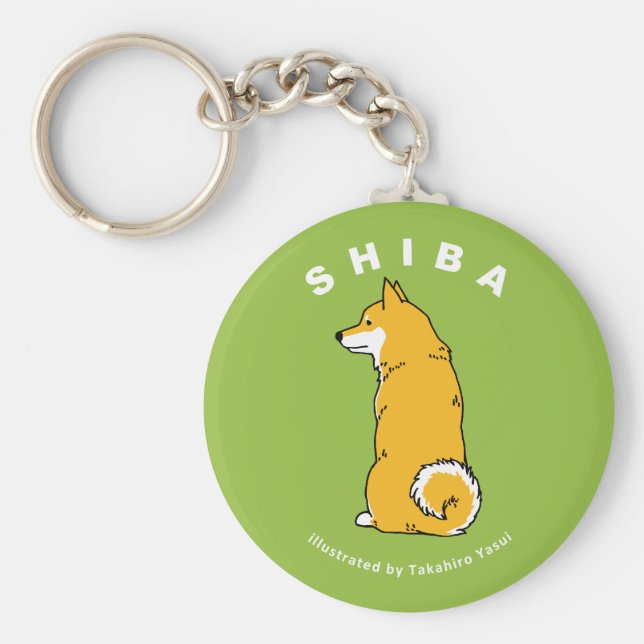 Shiba Keychain Nyckelring (Framsidan)