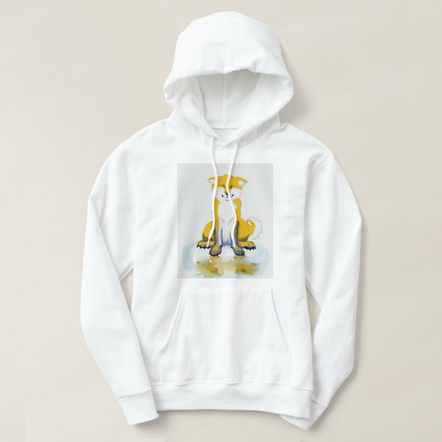 Shiba=Konst= Hoodie (Design framsida)