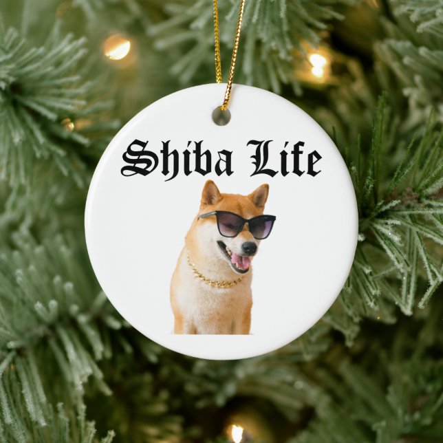 Shiba Life Julgransprydnad Keramik (Träd)