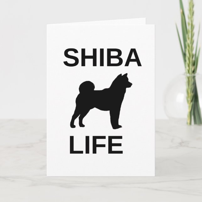 shiba liv kort (Framsida)
