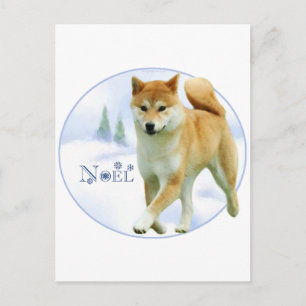 Shiba Noel Helg Vykort