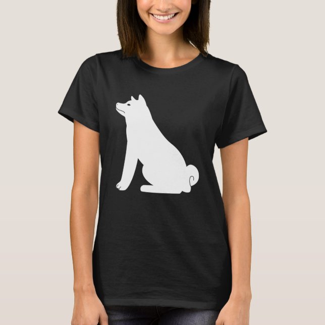Shiba promenad t shirt (Framsida)