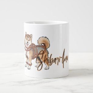 Shibari shiba inu-gåva till ropelover jumbo mugg