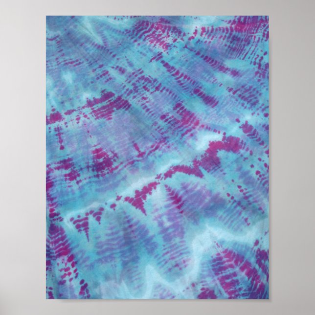 Shibori Blue Bohemian Poster (Framsidan)