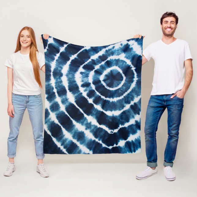 Shibori Fleecefilt (På plats)