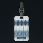 Shibori Indigio Print Bagagebricka<br><div class="desc">Shibori Indigio Print. Konstnär: Chariklia Zarris. Bild-ID: 154370FN.</div>