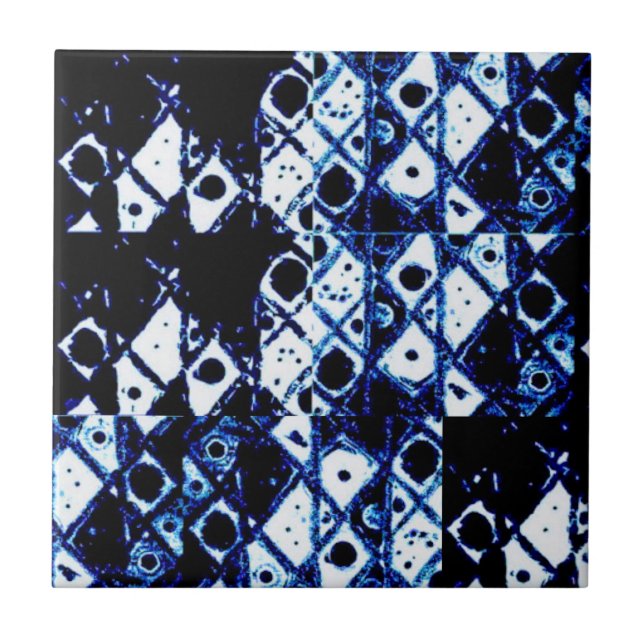 Shibori Inspired Tile Kakelplatta (Framsidan)