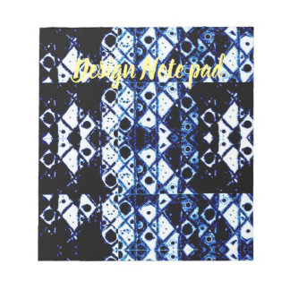Shibori inspirerade designanteckningsbok anteckningsblock