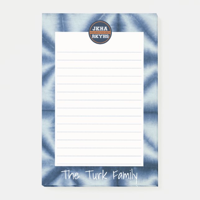 Shibori Mitzvot Post-it Block (Framsida)