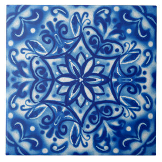 Shibori Snowflake Kakelplatta