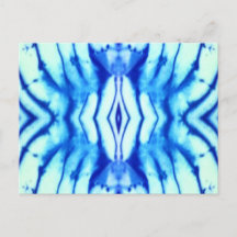 Shibori Tie Dye-postkort