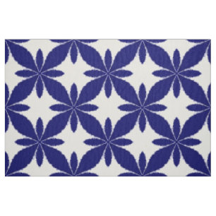 Shibori Tie Dye Stil Geometric Flower Mönster Tyg
