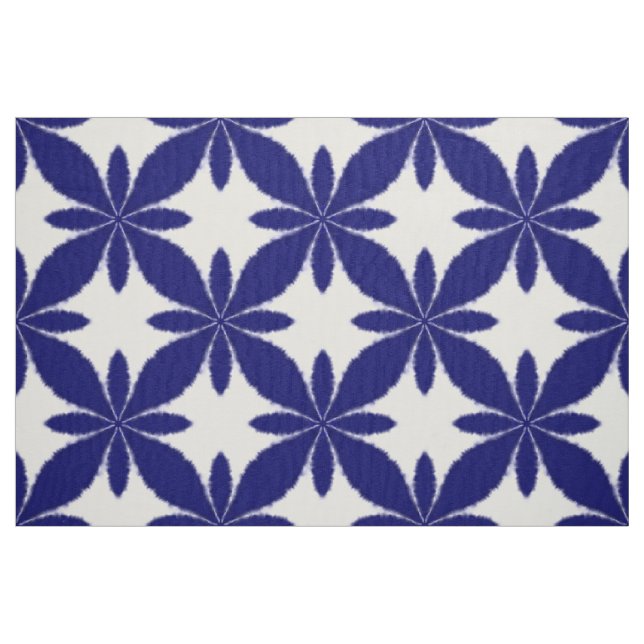 Shibori Tie Dye Stil Geometric Flower Mönster Tyg (Fat Quarter)