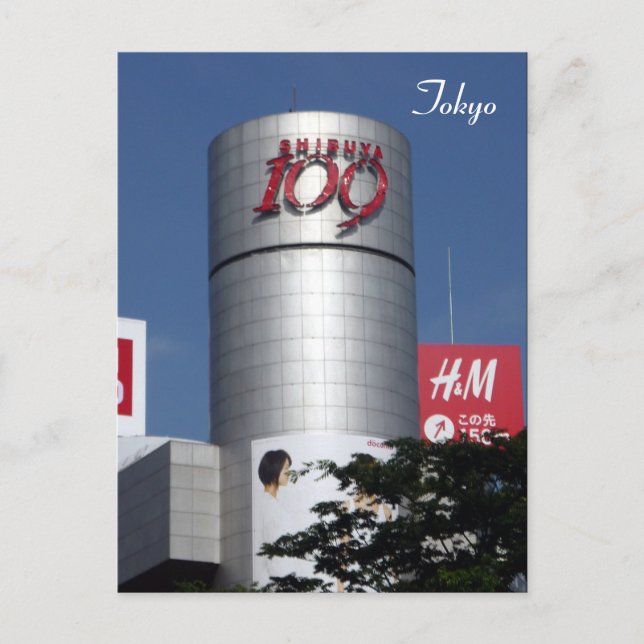 shibuya 109 vykort (Framsida)
