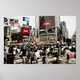 Shibuya korsning poster