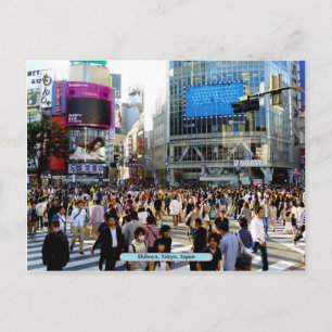Shibuya, Tokyo, Japan Vykort