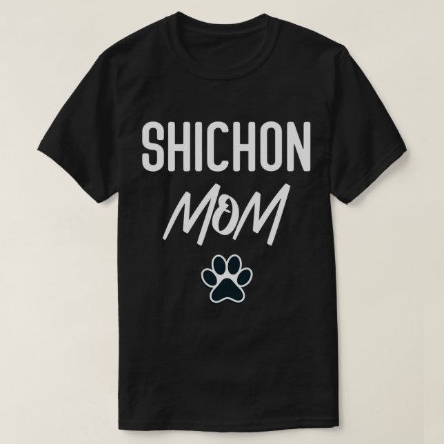 Shichon Mamma , en vacker gåva till mamma T Shirt (Design framsida)