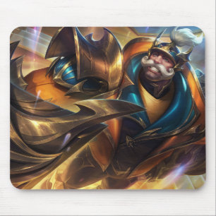 Shield Bearer Gaming Mousepad Fäst tematisk kap Musmatta