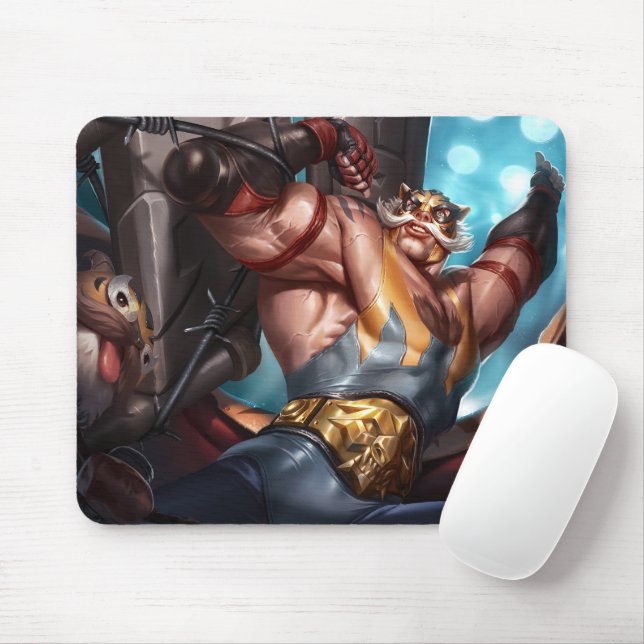 Shield Bearer Gaming Mousepad | Fäst tematisk kap Musmatta (Med mus)