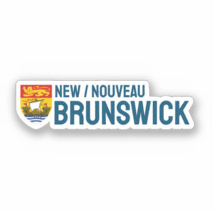 Shield of New Brunswick, Kanada Klistermärken