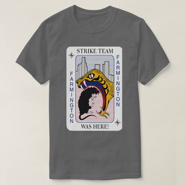 Shield Strejka Team  T Shirt (Design framsida)