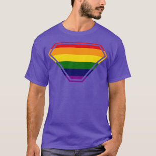 Shield SuperEmdriven regnbåge T Shirt