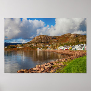 Shieldaig, Skottland Poster