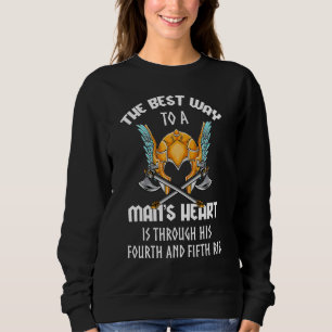 Shieldmaiden Viking Best way to a Manar Heart 2 T Shirt