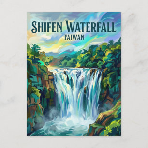 Shifen vattenfall Taiwan Vykort