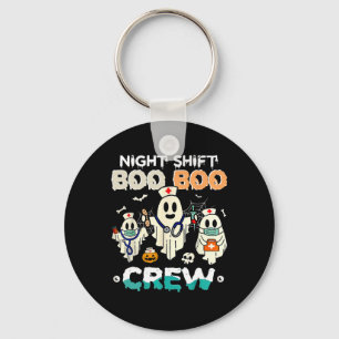 Shift Boo Crew Nurse Ghost Halloween Nurses Rn Nyckelring