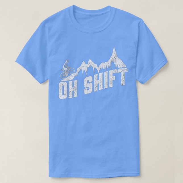 Shift Mountain Biking Bicycle T Shirt (Design framsida)