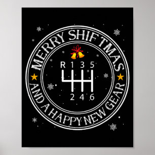 Shiftmas Billiga Mekaniker Rolig Mekaniker Jul Aut Poster