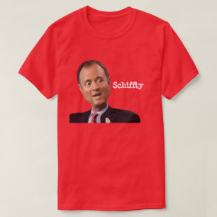 Shifty Adam Schiff Funny politisk Caricature T Shirt